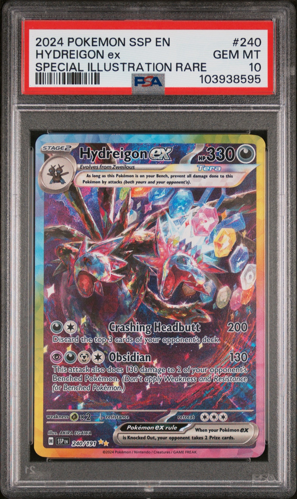 Hydreigon EX (Surging Sparks #240) · Member reward