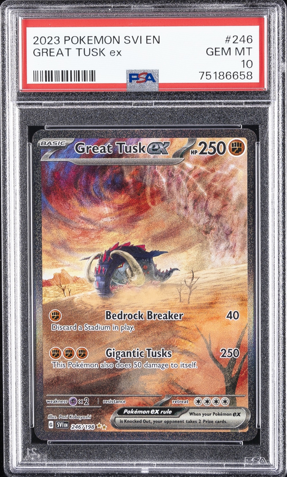 Great Tusk EX (Scarlet & Violet #246) · Member reward
